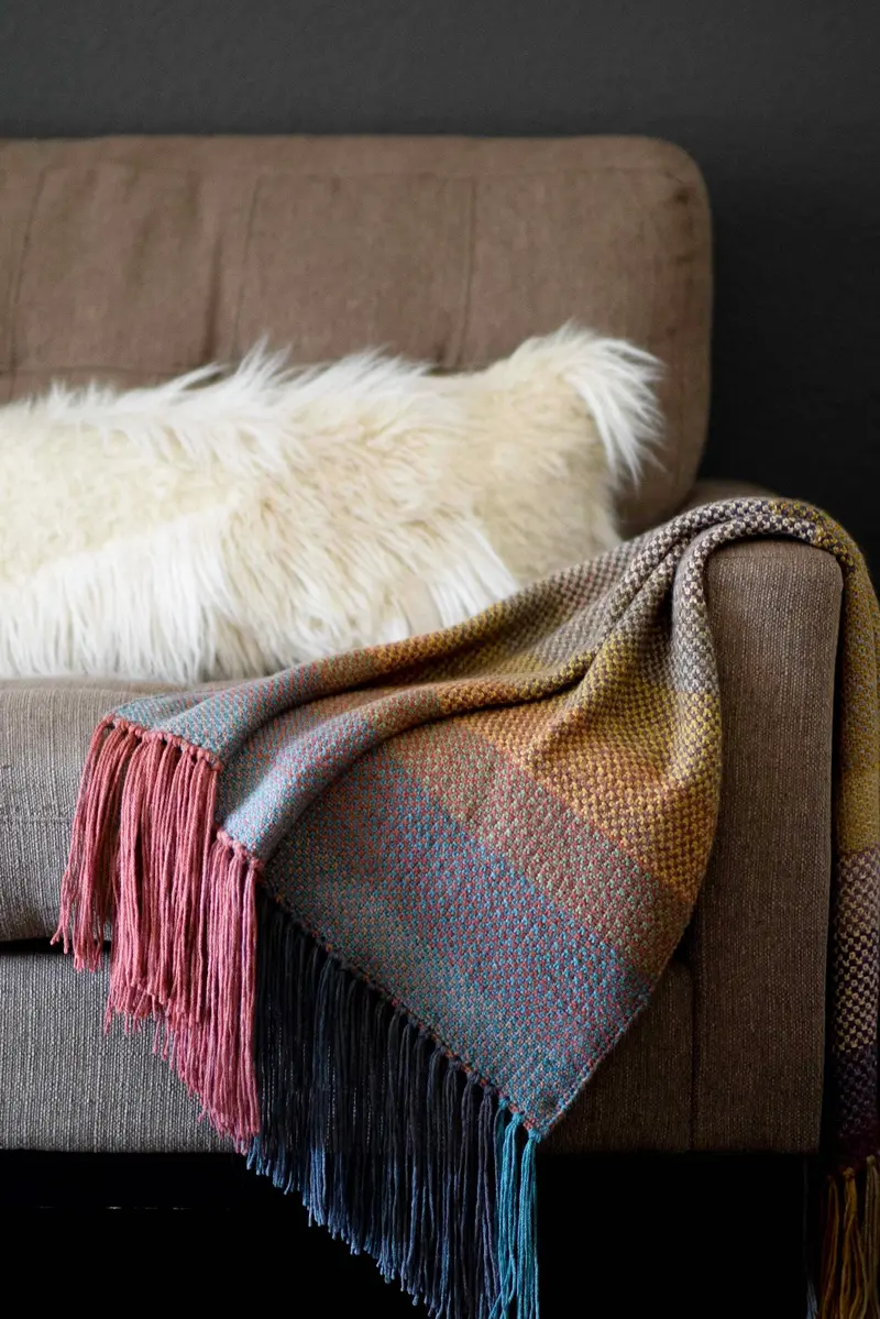 Knit Kit - Woven Wonder Knit Throw 1