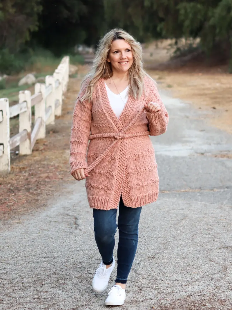 Knit Kit - Wrapped In Comfort Cardigan 2