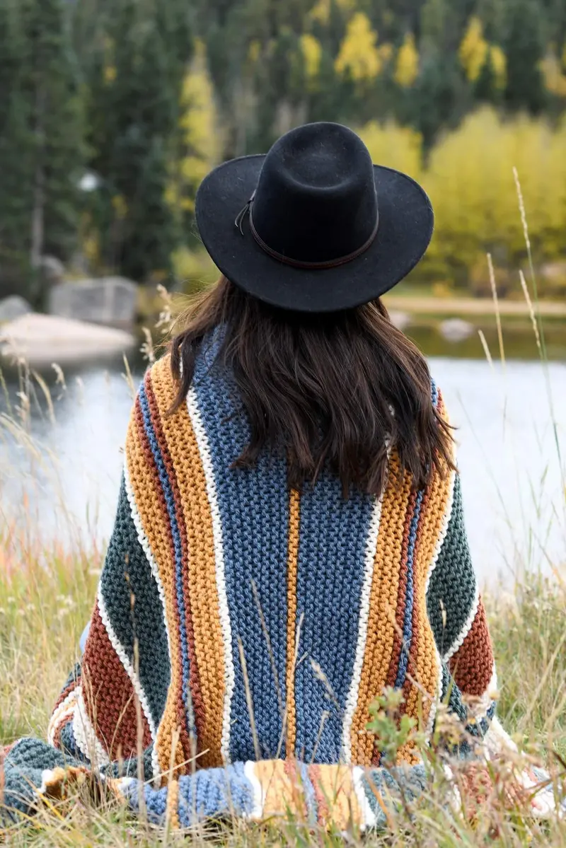 Knit Kit - Yellowstone Throw Blanket 1