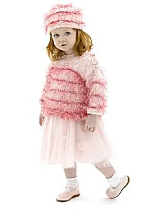 Knit Tutu Sweater And Hat Set Pattern (Knit) 1