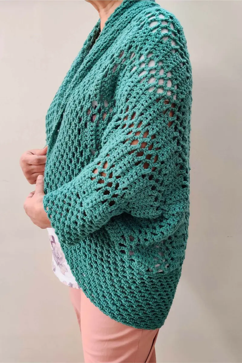 Lacily Cocoon Cardigan (Crochet) 1