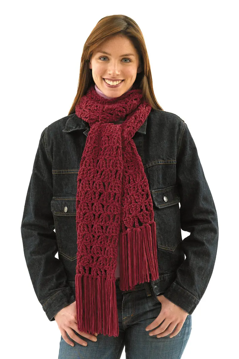 Lacy Scarf (Crochet) - Version 2 1