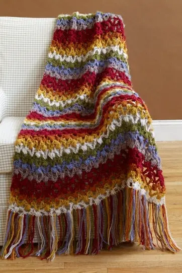 Lacy Throw Pattern (Crochet) 1