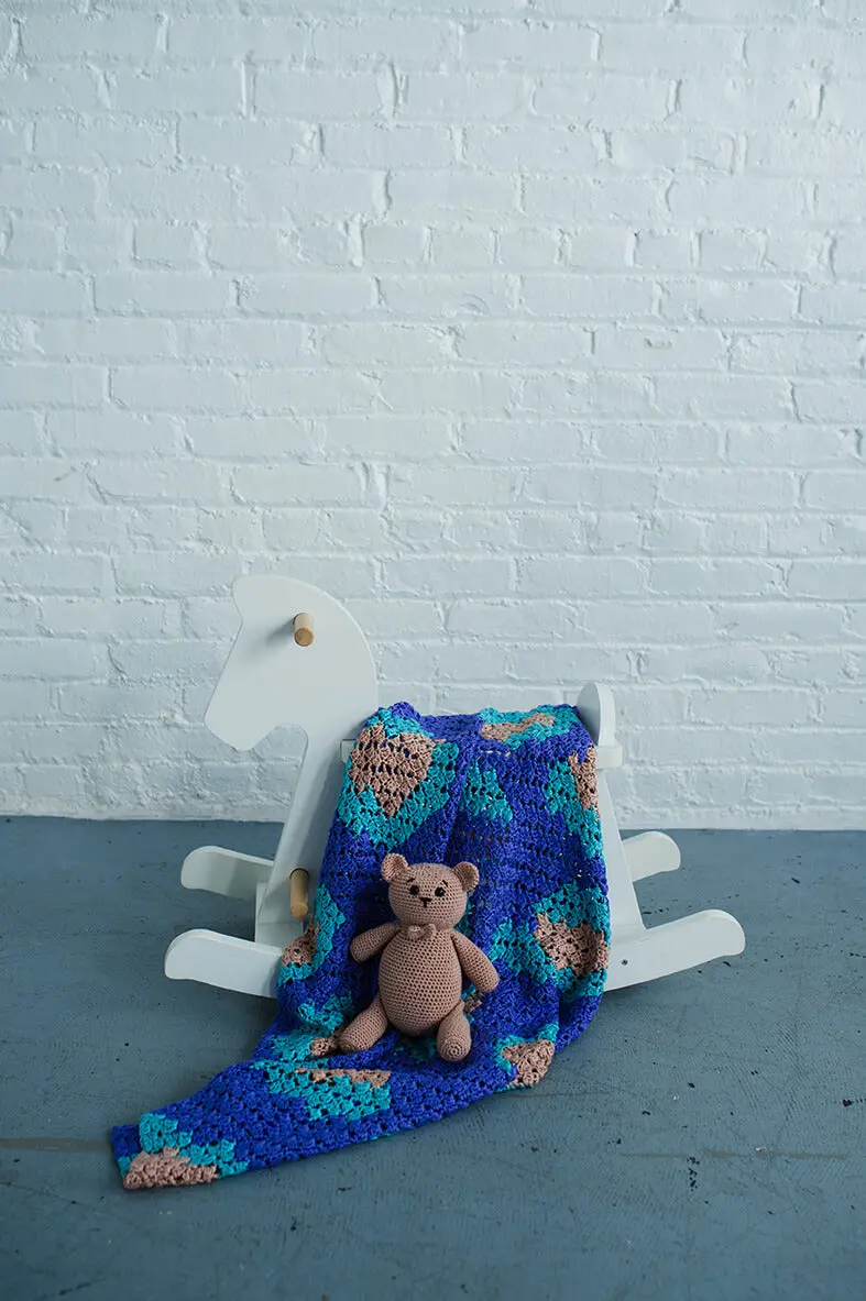 Leopard Print C2c Baby Blanket (Crochet) 1