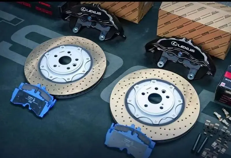 Lexus Oe Front 6 Pot W/ 400Mm High Carbon Discs Big Brake Retrofit Kit For Lexus Lm300h / Rx200t / Rx300 / Rx350 / Rx450h 1