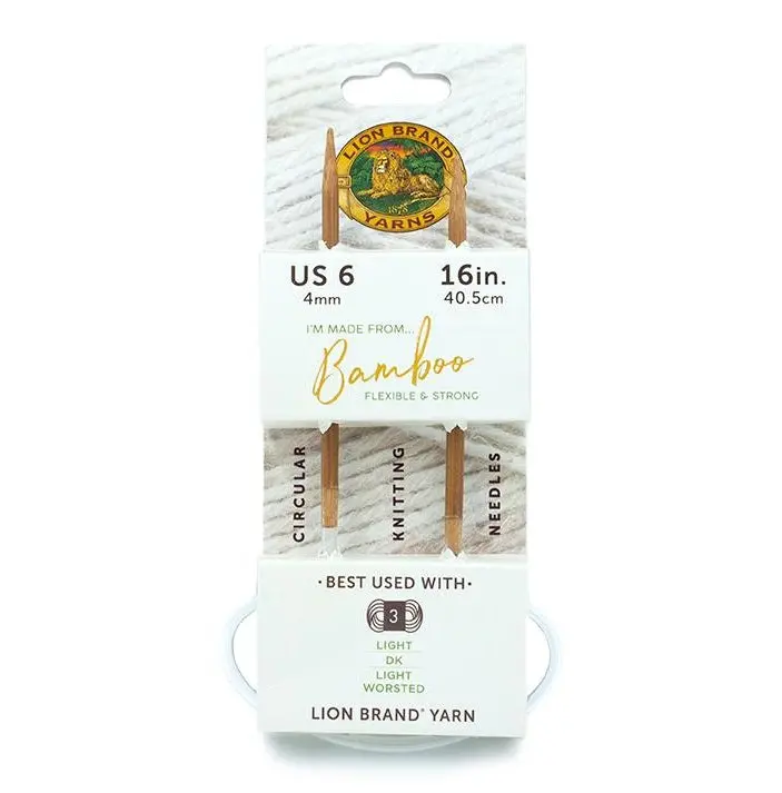 Lion Brand® Bamboo Circular Knitting Needle 16" Size 6 (4Mm) 1