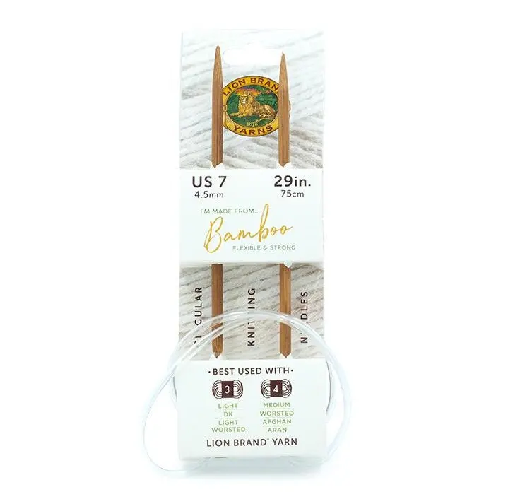 Lion Brand® Bamboo Circular Knitting Needles 29" (Size 8) 2