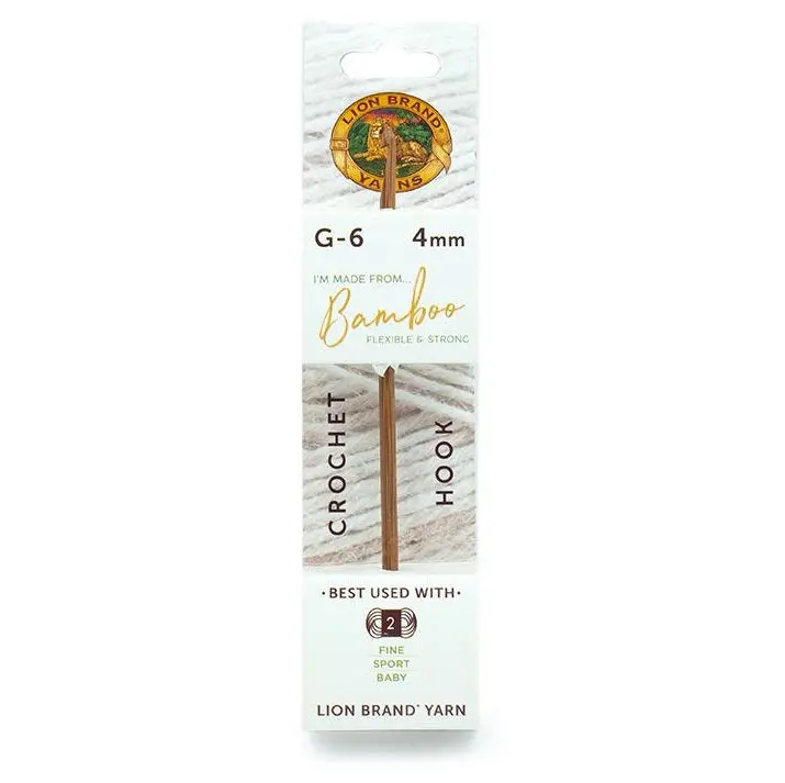 Lion Brand® Bamboo Crochet Hooks (Sizes G To P) 1