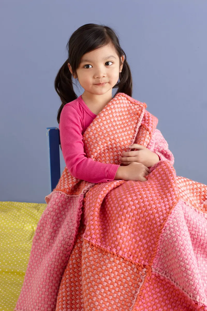 Loom Woven Baby Throw Pattern (Loom-Weave) - Version 2 1
