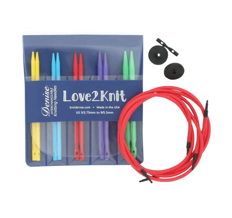 Love2knit Denise Interchangeable Knitting Needles (Sizes 5 To 9) 1