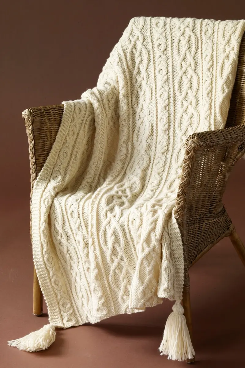 Lovers Knot Afghan Pattern (Knit) 1