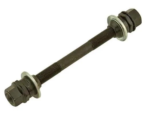 Lowrider Front Hub Axle 3/8X140mm Black. 1