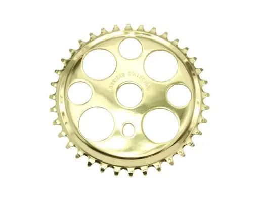 Lowrider Lucky 7 Sprocket 36T 1/2 X 1/8 Gold. 1
