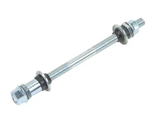 Lowrider Rear Hub Axle 3/8X185mm Chrome. 1