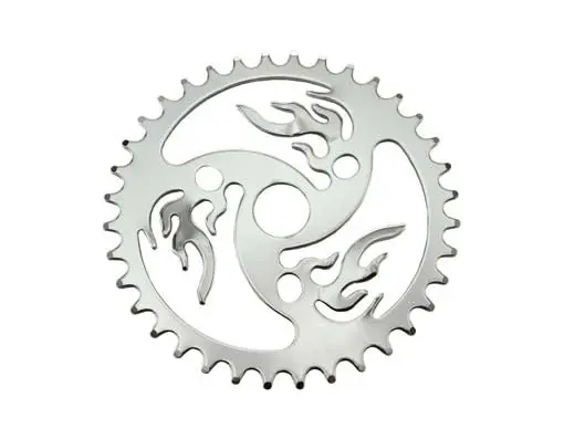 Lowrider Sprocket  Fire 36T 1/2 X 1/8 Chrome. 1