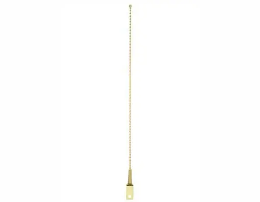 Lowrider Twisted Antenna Gold 1