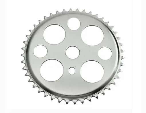 Lucky 7 Sprocket 44T 1/2 X 3/32 Chrome. 1