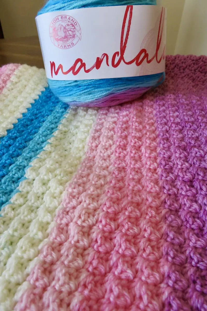 Mandala Afternoon Slumber Baby Blanket 2