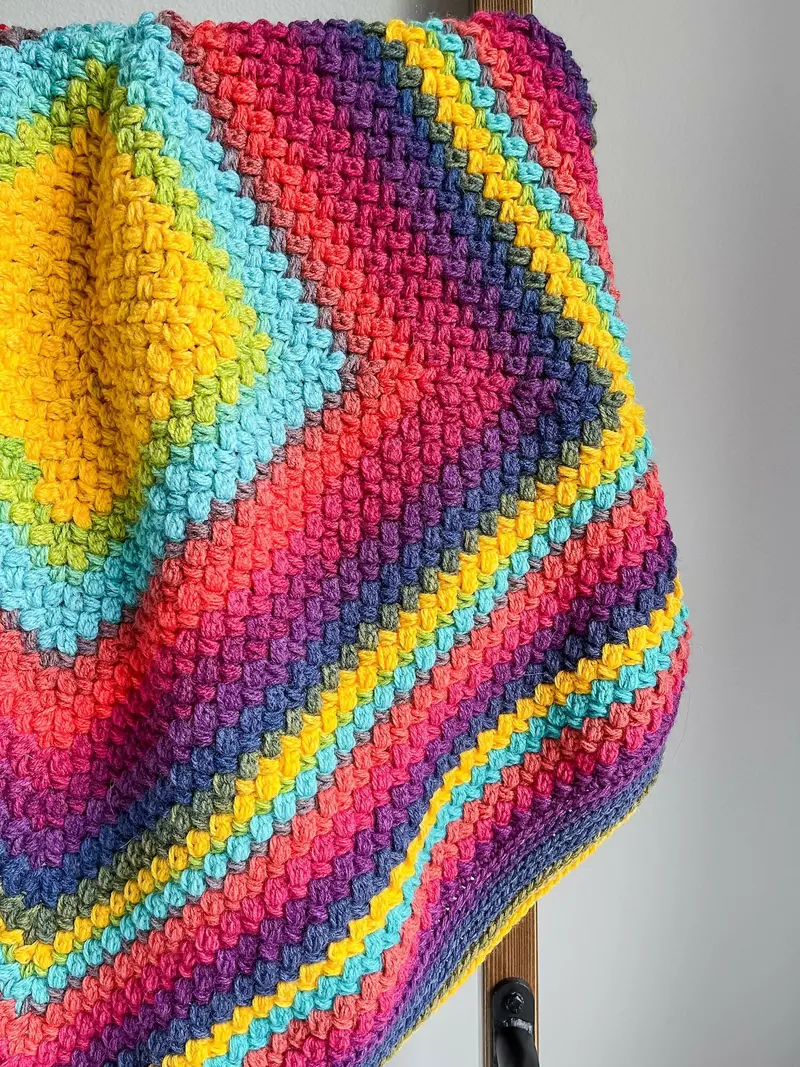 Mandala Pretty Puffs Blanket (Crochet) 1