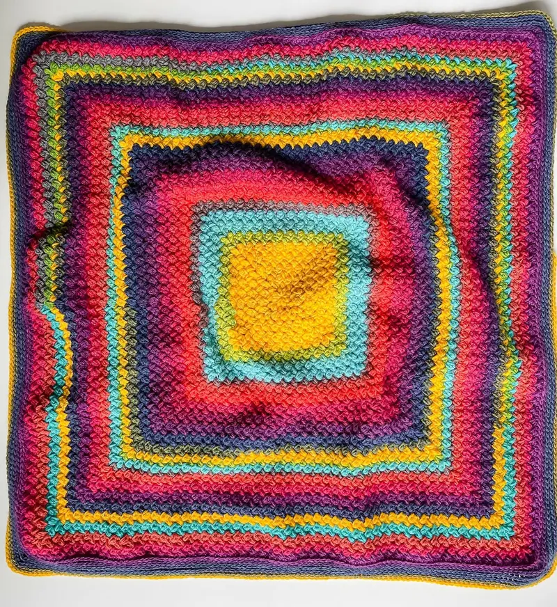 Mandala Pretty Puffs Blanket (Crochet) 2
