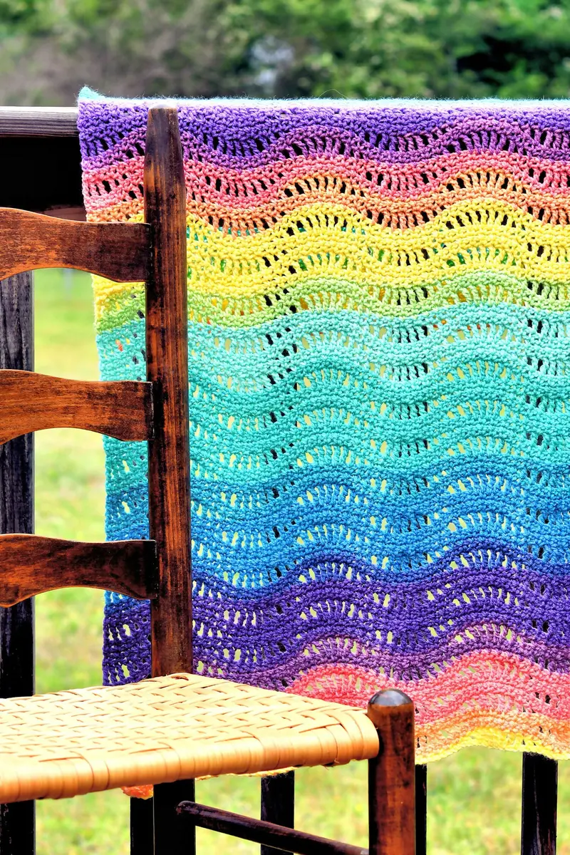 Mandala Waves Baby Blanket (Crochet) 1