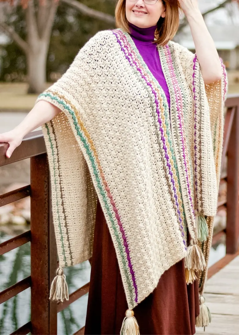 Many Wonders Ruana (Crochet) 1