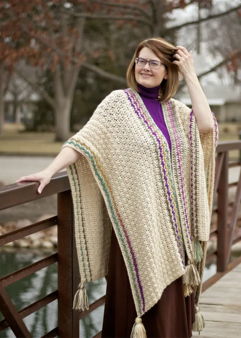 Many Wonders Ruana (Crochet) 2