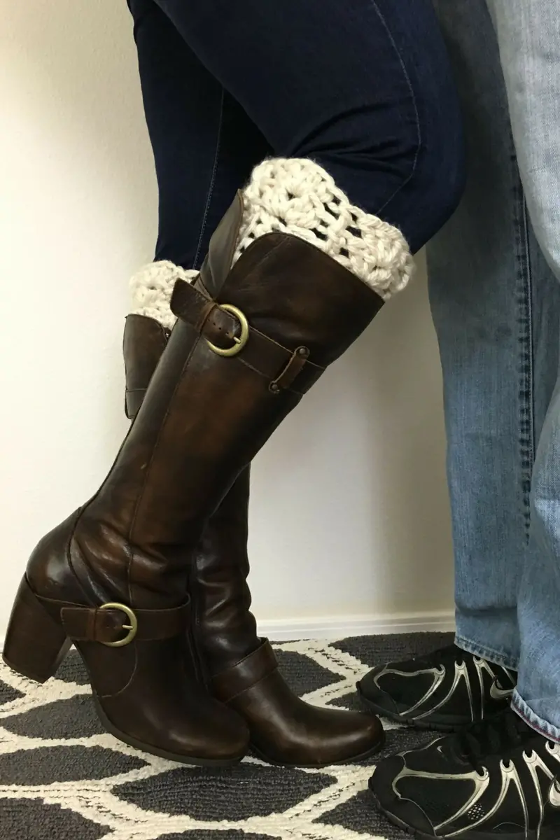Mckenna Boot Cuffs- Made With A Twist (Crochet) 1