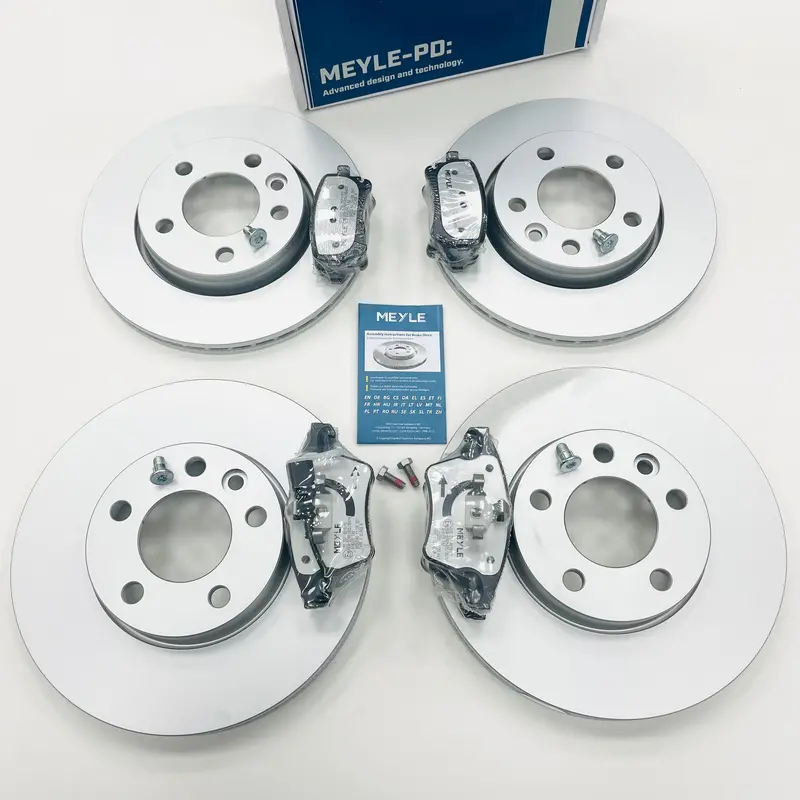 Meyle Pd Platinum Front & Rear Discs With Brake Pads And Sensors 1