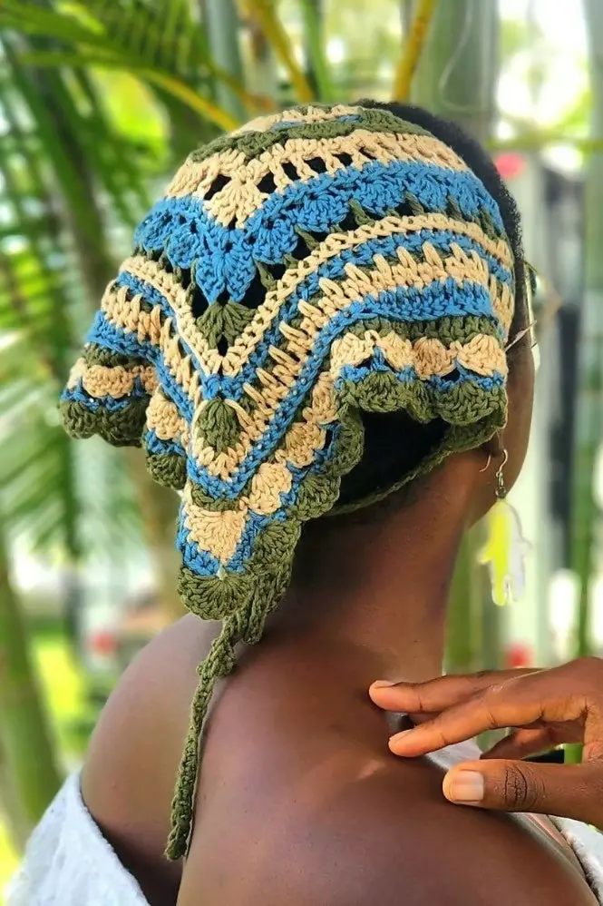 Mini Wanderlust Bandana (Crochet) 1