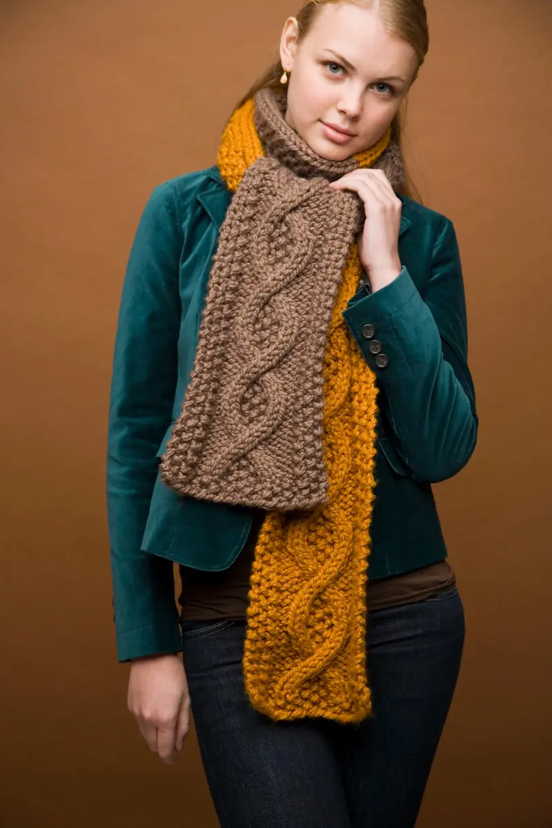 Mixed Message Scarf Pattern (Knit) 1