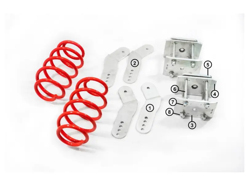 Mk3 / Mk4 Caddy Cobra Lowering Kit 1