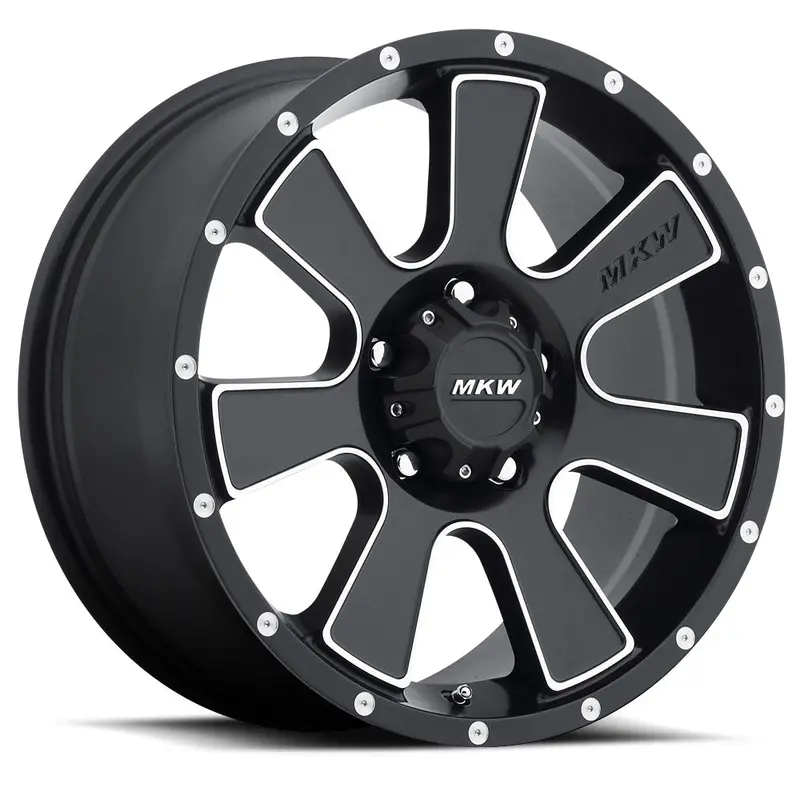 Mkw Offroad M90 Satin Black Machined 1