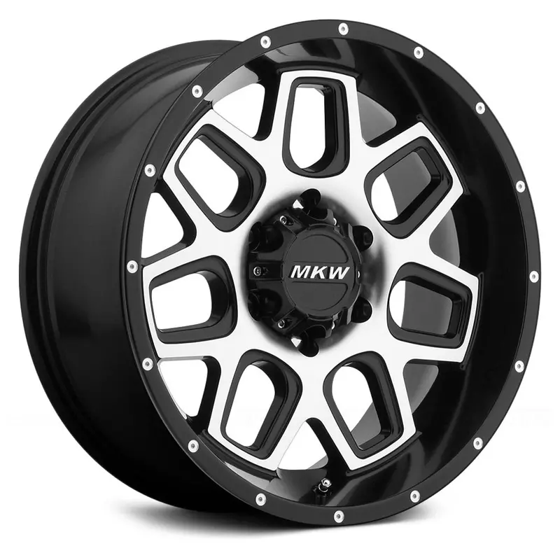 Mkw Offroad  M92 Satin Black Machined 1