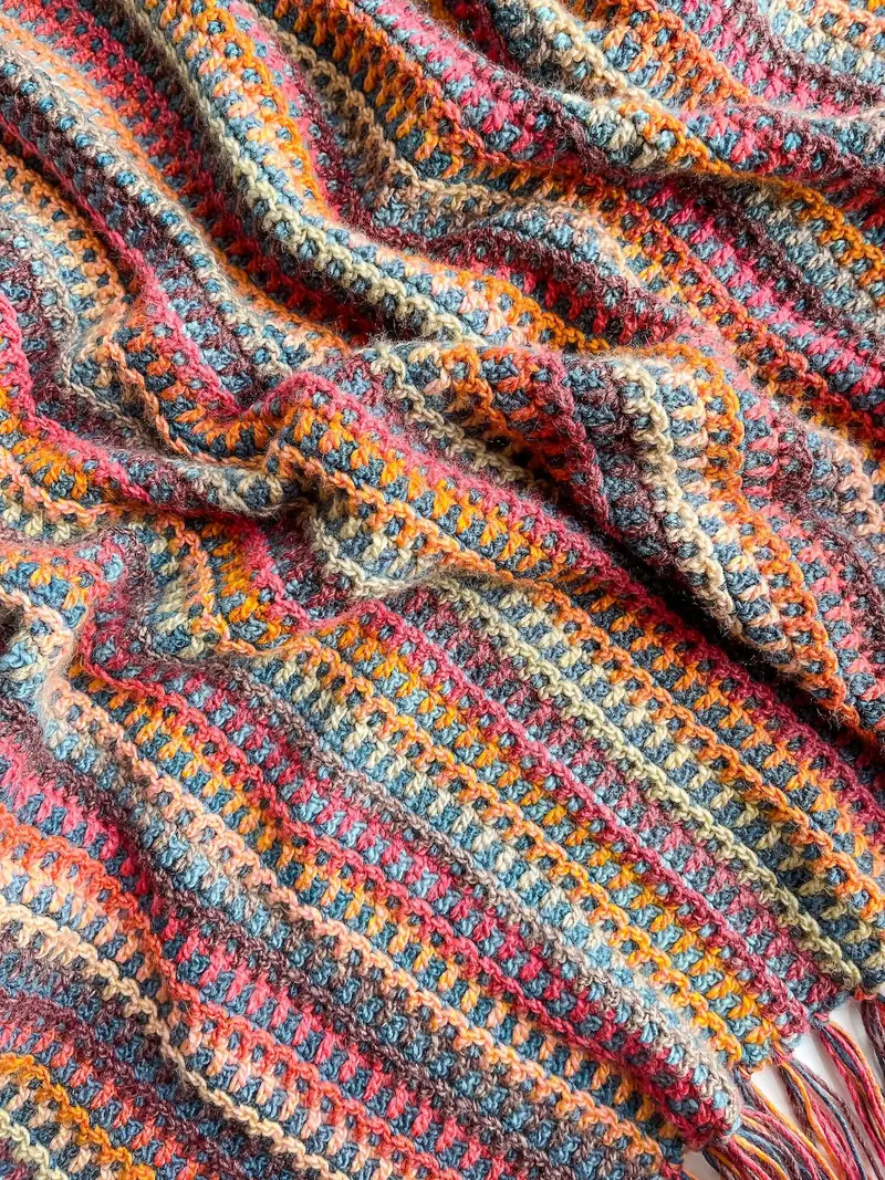 Mountain Trail Blanket (Crochet) 1