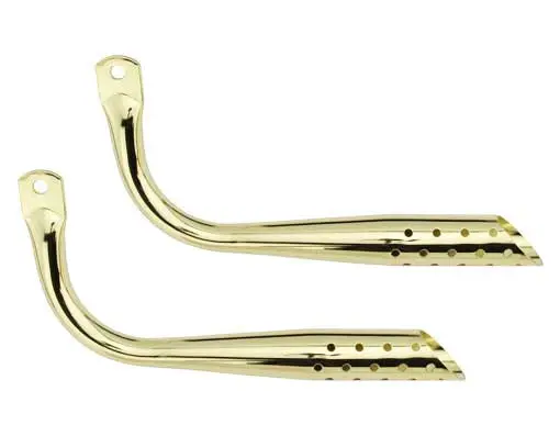 Muffler Oblique W/Holes Gold. 1