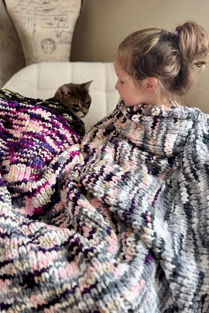 My Favorite Knit Throw (Knit) 1
