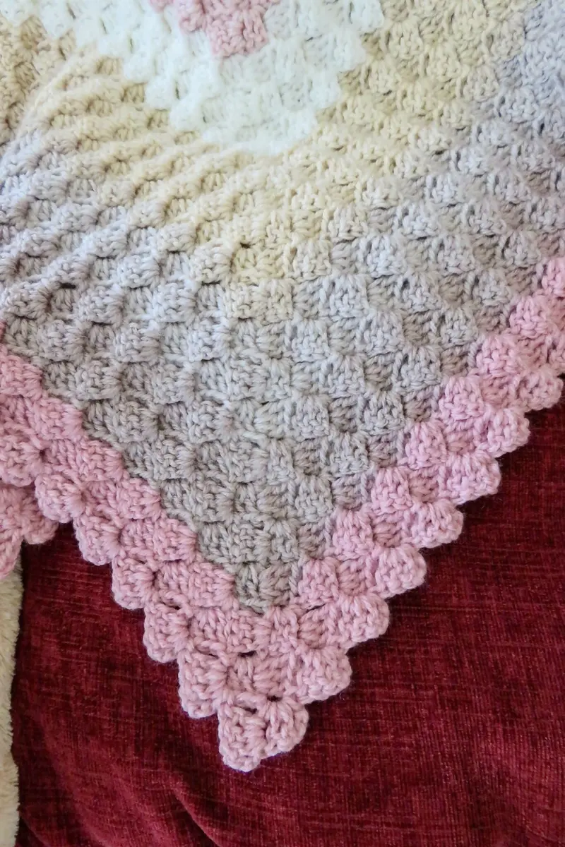 Nap Time Mandala Baby Blanket (Crochet) 2