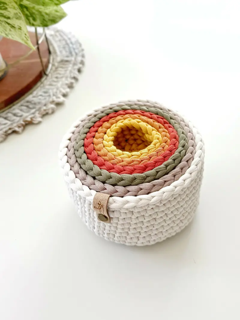 Nesting Bowls Set Of 6 (Crochet) 1