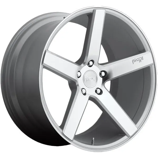 Niche Milan Gloss Silver Machined 1