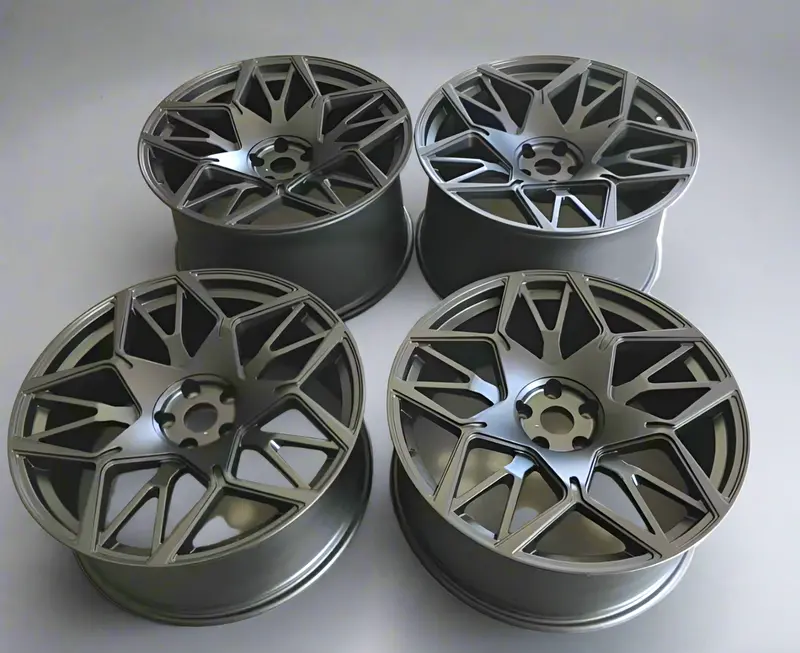 Novitec 22" Matte Black Esteso Wheels For Maserati Levante 1