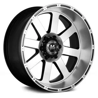 Off-Road Monster M18 Flat Black Machined Face 1