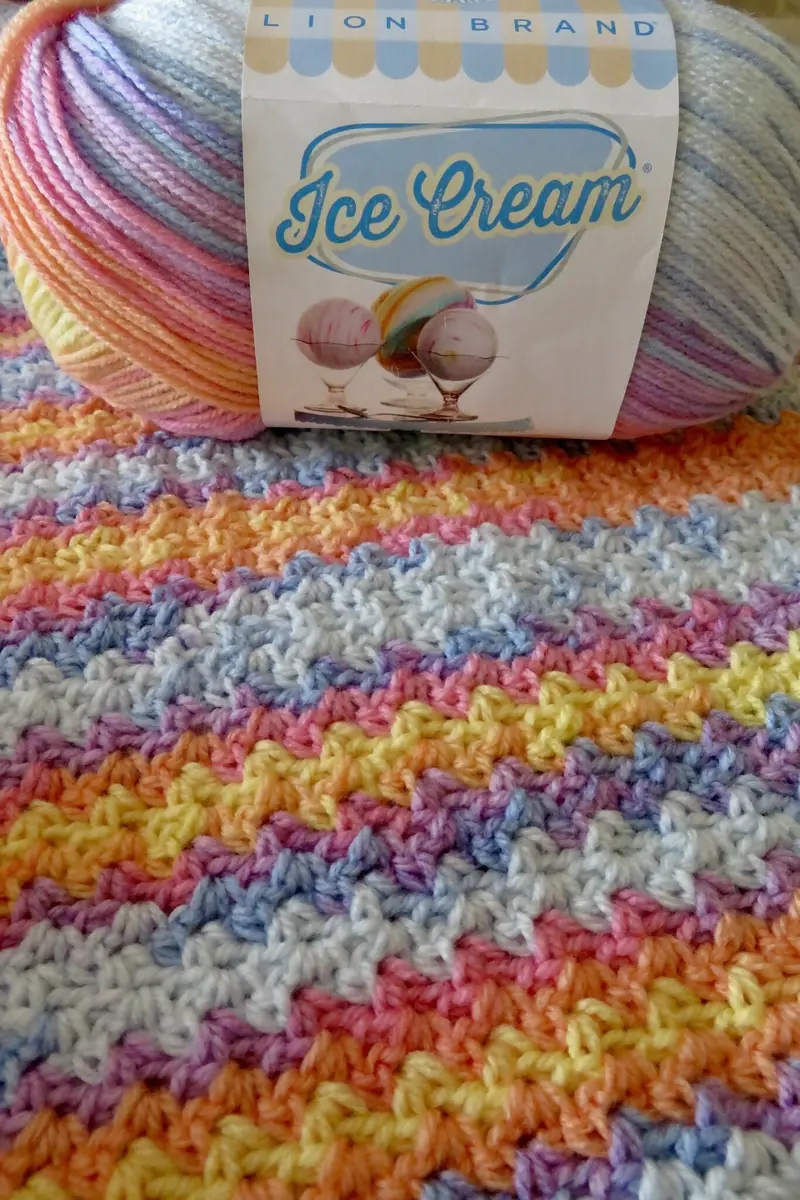 Parfait Dreams Baby Blanket (Crochet) 2