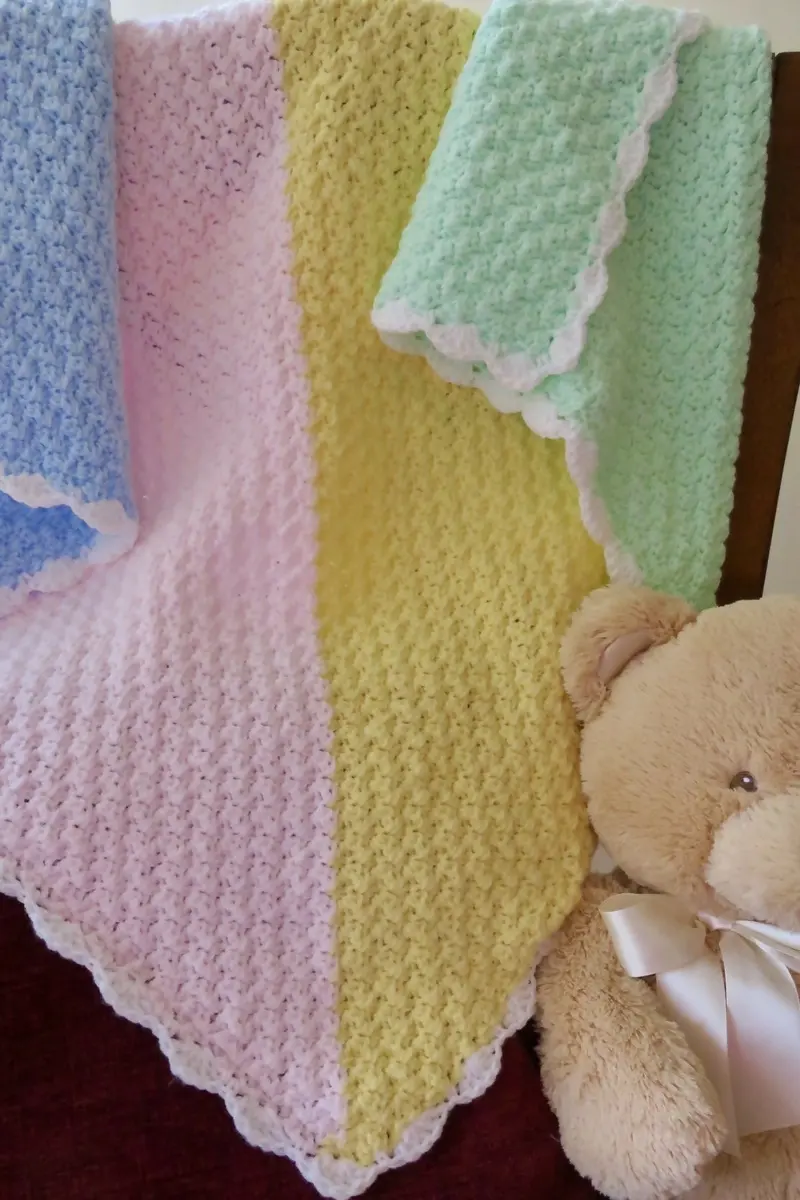 Pastel Parade Baby Soft Blanket (Crochet) 1