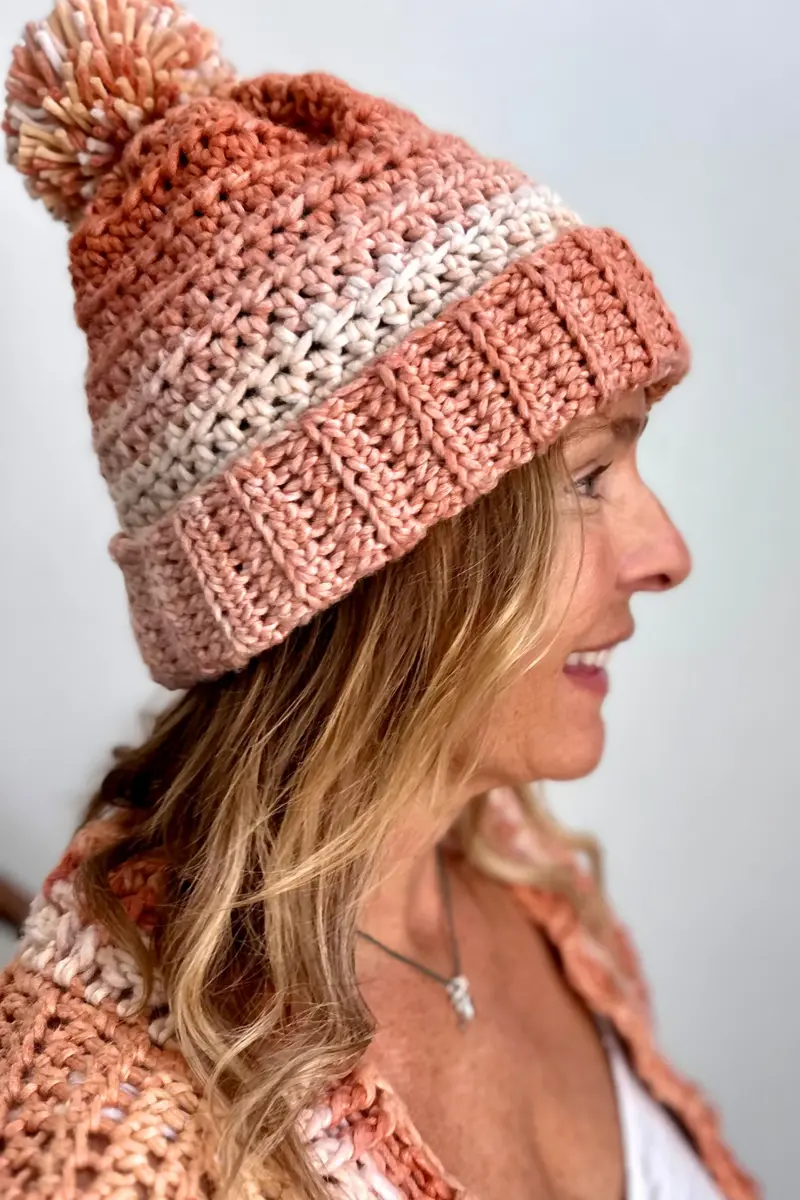Patchwork Beanie (Crochet) 1
