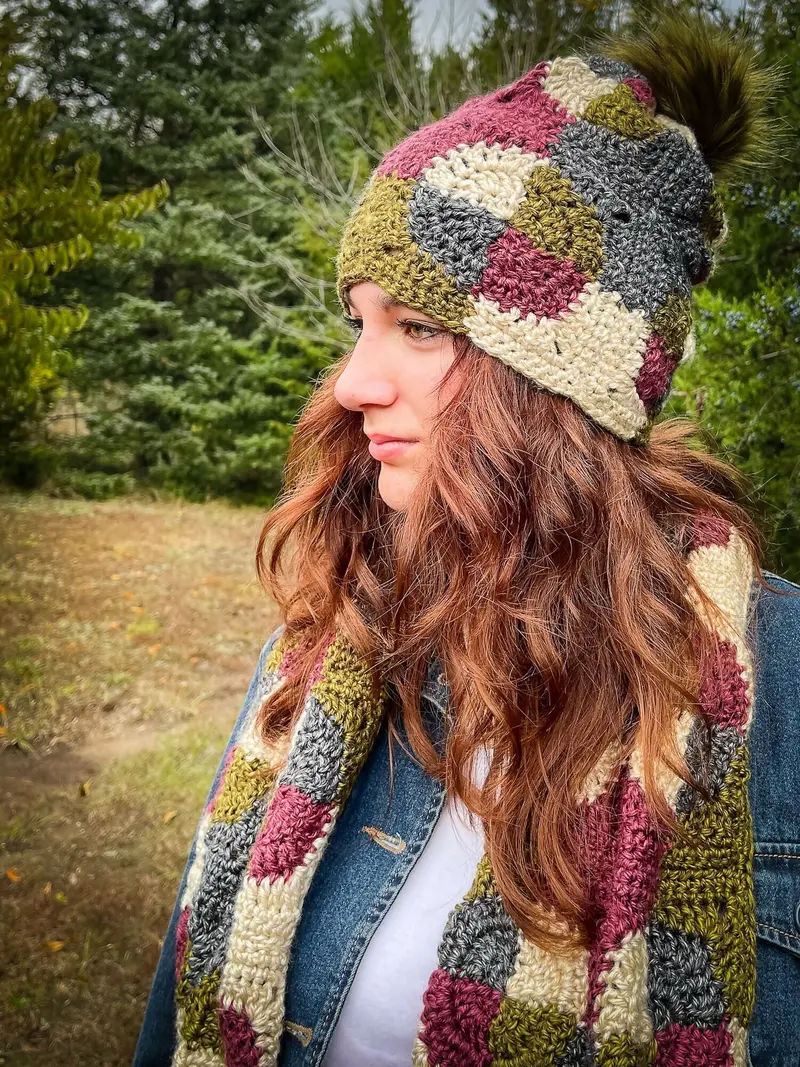 Patchwork Revelry Hat (Crochet) 2