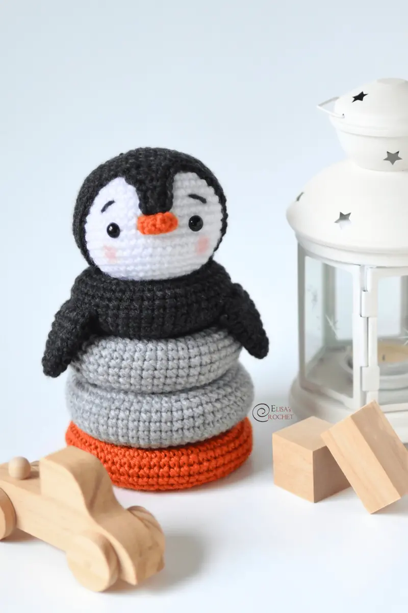 Penguin Stacking Toy (Crochet) 1
