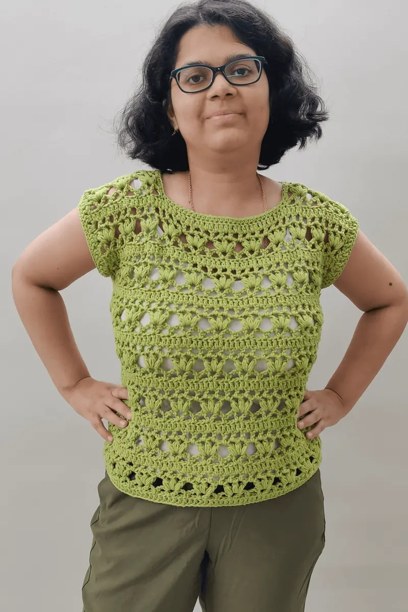 Petal Blossom Top (Crochet) 1