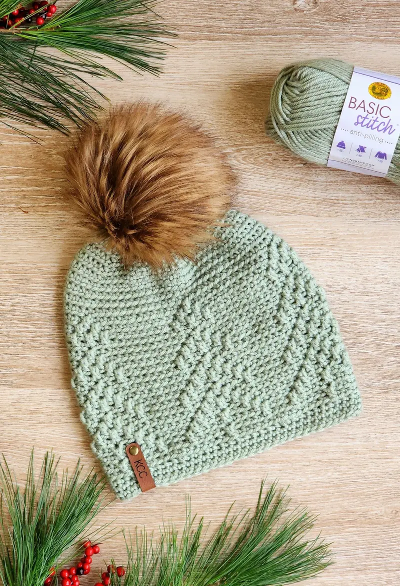 Pine Woods Beanie (Crochet) 1