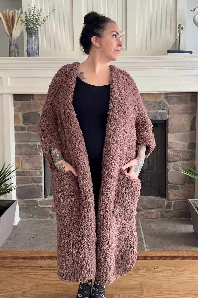 Plush Blanket Cardigan (Knit) 1